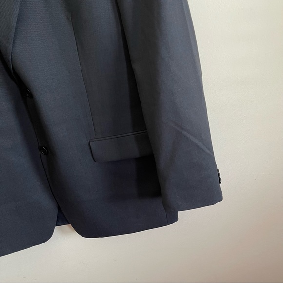 MICHAEL KORS Mens Wool Blue Suit Jacket Blazer - Picture 5 of 10